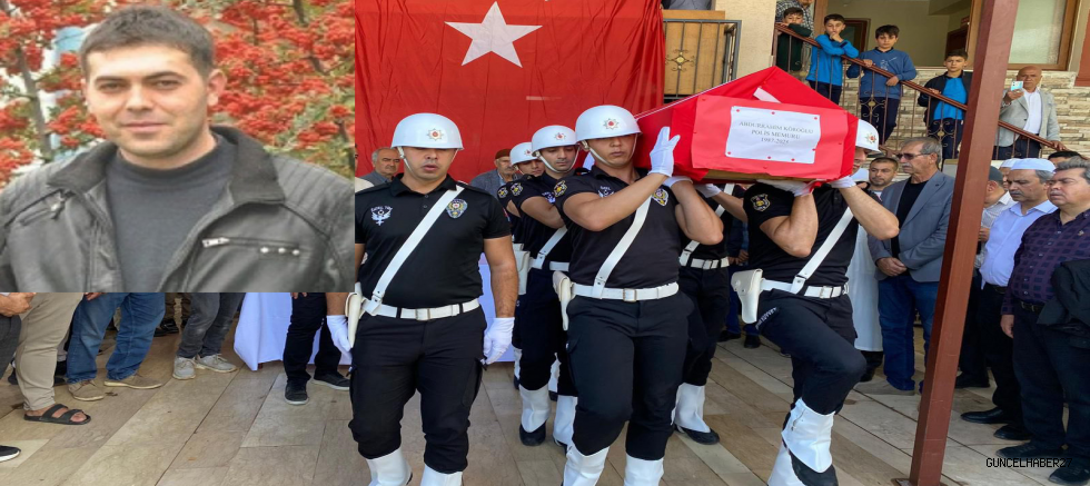 Polis Memuru Köroğlu, son yolculuğuna uğurlandı